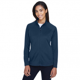 Devon & Jones DG420W Ladies Stretch Tech-Shell Compass Full Zip - Navy