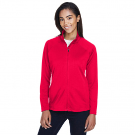 Devon & Jones DG420W Ladies Stretch Tech-Shell Compass Full Zip - Red