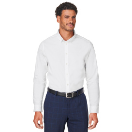 Devon & Jones DG505 CrownLux Performance Spencer Poplin Shirt - White