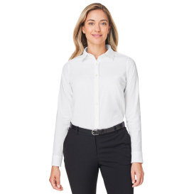 Devon & Jones DG505W Ladies CrownLux Performance Spencer Poplin Shirt - White