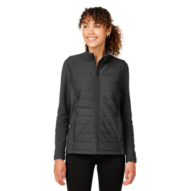 Devon & Jones DG704W Ladies New Classics Charleston Hybrid Jacket - Black Melange/Black