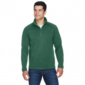 Devon & Jones DG792 Bristol Sweater Fleece 1/4-Zip - Forest Heather