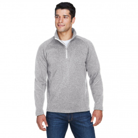 Devon & Jones DG792 Bristol Sweater Fleece 1/4-Zip - Grey Heather