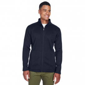 Devon & Jones DG793 Men\'s Bristol Full Zip Sweater Fleece Jacket - Navy