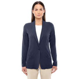 Devon & Jones DP462W Ladies Perfect Fit Shawl Collar Cardigan - Navy