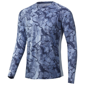 HUK H12L003 Lopro Camo Long-Sleeve T-Shirt - Erie