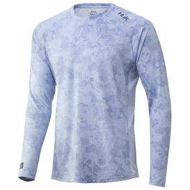 HUK H12L003 Lopro Camo Long-Sleeve T-Shirt - Kenai