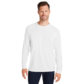 HUK H12L009 Pursuit Long-Sleeve T-Shirt - White