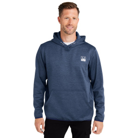 HUK H130093 Performance Hooded Fleece Pullover - Naval Academy Heather