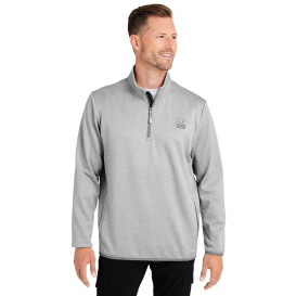 HUK H130098 Cold Front Quarter-Zip - Harbor Mist Heather