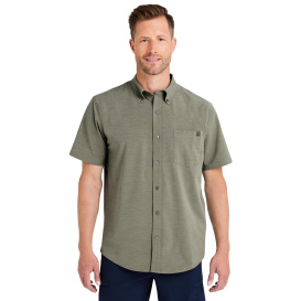 HUK H150154 Kona Solid Short Sleeve Shirt - Moss