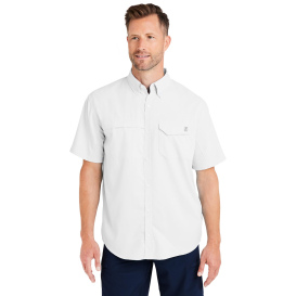 HUK H150171 Tide Point Short Sleeve Shirt - White