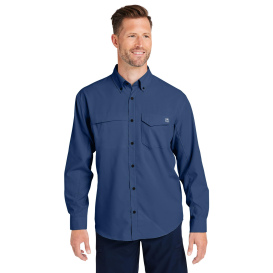 HUK H150172 Tide Point Long Sleeve Shirt - Naval Academy