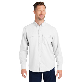 HUK H150172 Tide Point Long Sleeve Shirt - White