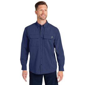 HUK H150184 Creekbed Long Sleeve Shirt - Naval Academy