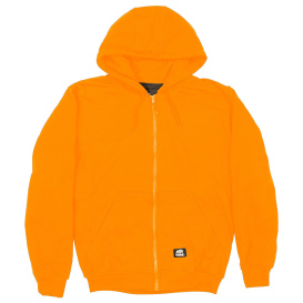 Berne HVF101 Heritage Thermal-Lined Full-Zip Hooded Sweatshirt - Orange