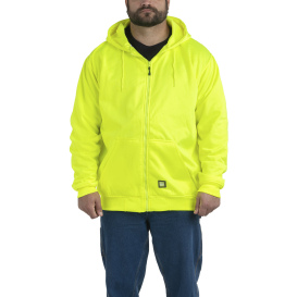 Berne HVF101 Heritage Thermal-Lined Full-Zip Hooded Sweatshirt - Yellow