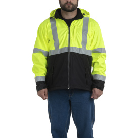 Berne HVJ206T Type R Class 3 Tall Softshell Safety Jacket
