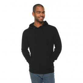Lane Seven LS13001 Unisex French Terry Pullover Hooded Sweatshirt - Black