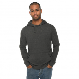 Lane Seven LS13001 Unisex French Terry Pullover Hooded Sweatshirt - Heather Charcoal