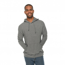 Lane Seven LS13001 Unisex French Terry Pullover Hooded Sweatshirt - Heather Graphite