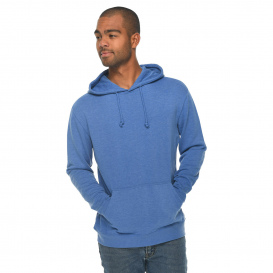 Lane Seven LS13001 Unisex French Terry Pullover Hooded Sweatshirt - Heather Royal