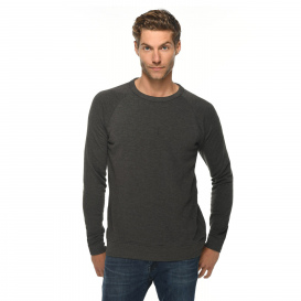 Lane Seven LS13004 Unisex French Terry Crewneck Sweatshirt - Heather Charcoal