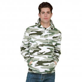 Lane Seven LS14001 Unisex Premium Pullover Hooded Sweatshirt - Sage Camo