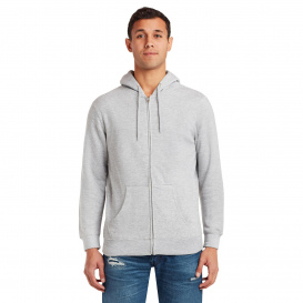 Lane Seven LS14003 Unisex Premium Full-Zip Hooded Sweatshirt - Heather Grey