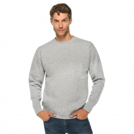 Lane Seven LS14004 Unisex Premium Crewneck Sweatshirt - Heather Grey