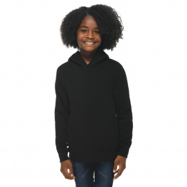 Lane Seven LS1401Y Youth Premium Pullover Hooded Sweatshirt - Black