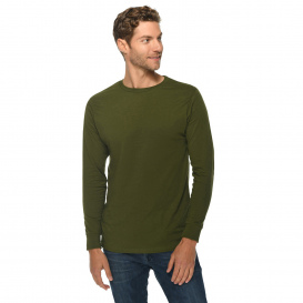 Lane Seven LS15009 Unisex Long Sleeve T-Shirt - Army Green