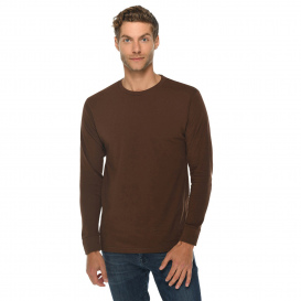 Lane Seven LS15009 Unisex Long Sleeve T-Shirt - Chestnut