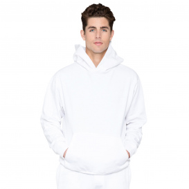 Lane Seven LS16001 Unisex Urban Pullover Hooded Sweatshirt - White