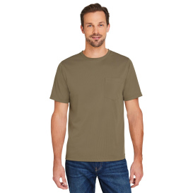 Harriton M118 Unisex Charge Snag and Soil Protect Long-Sleeve T-Shirt - Coyote Brown