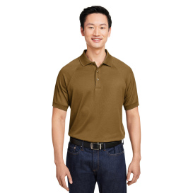 Harriton M208 Mens Charge Snag and Soil Protect Polo - Coyote Brown