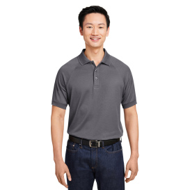 Harriton M208 Mens Charge Snag and Soil Protect Polo - Dark Charcoal