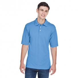 Harriton M265 Men\'s 5.6oz. Easy Blend Polo - Light College Blue