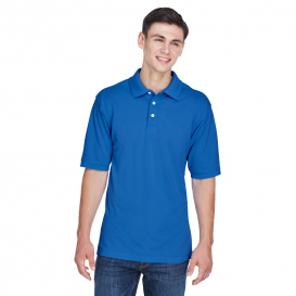 Harriton M265 Men\'s 5.6oz. Easy Blend Polo - True Royal