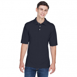 Harriton M265T Men\'s Tall 5.6oz. Easy Blend Polo - Navy