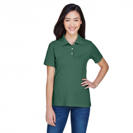 Harriton M265W Ladies 5.6 oz. Easy Blend Polo - Hunter