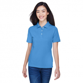 Harriton M265W Ladies 5.6 oz. Easy Blend Polo - Nautical Blue