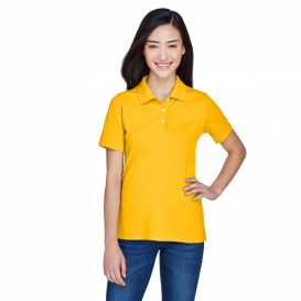 Harriton M265W Ladies 5.6 oz. Easy Blend Polo - Sunray Yellow