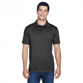 Harriton M315 Men\'s 4oz. Polytech Polo - Black