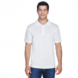 Harriton M315 Men\'s 4oz. Polytech Polo - White