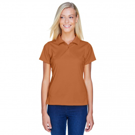 Harriton M315W Ladies 4 oz. Polytech Polo - Texas Orange