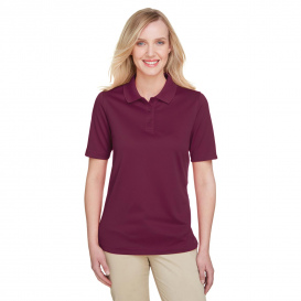 Harriton M348W Ladies Advantage Snag Protection Plus IL Polo - Maroon