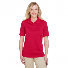 Harriton M348W Ladies Advantage Snag Protection Plus IL Polo - Red