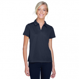 Harriton M353W Ladies Double Mesh Polo - Navy