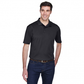 Harriton M354 Micro Pique Polo - Black